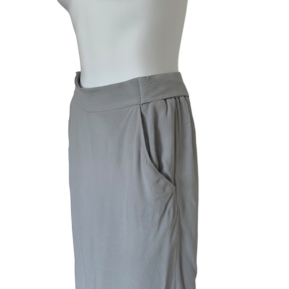 Aritzia Wilfred Faun Cropped Wide Leg Pant Sz S - Picture 6 of 10